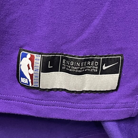 Los Angeles Lakers NIKE Authentics Elite Shooter Long Sleeve Shirt Men's L - Picture 3 of 7